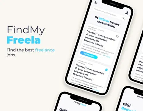 FindMyFreela - Website UI